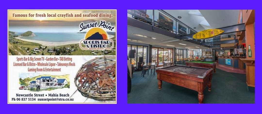 Sunset Point Sports Bar & Bistro Mahia Review